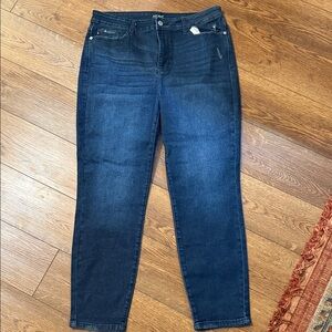 Judy Blue Women’s Dark Blue Boyfriend Jeans 13/31